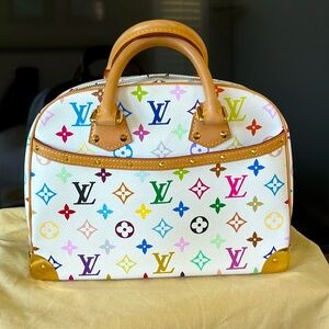 Louis Vuitton Monogram Multicolor Trouville White